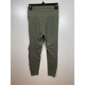 AERIE OFFLINE‎ Distressed Sage Green High-Waist Seamless Women's Leggings Medium